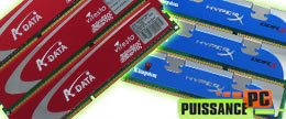 comparatif kingston adata ddr3 triple canal