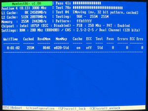 screen memtest