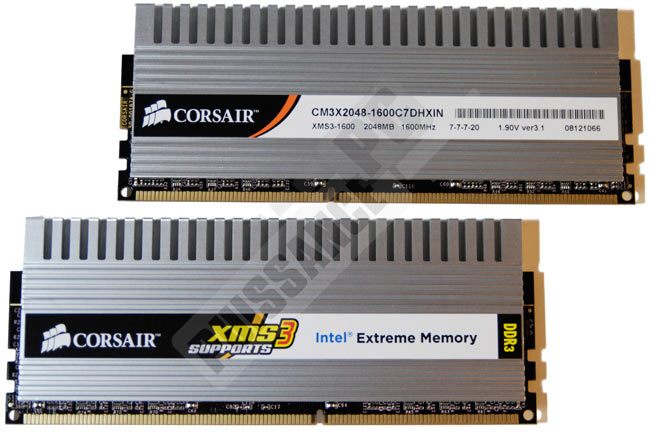 comparo ddr3 puissance-pc sticks corsair