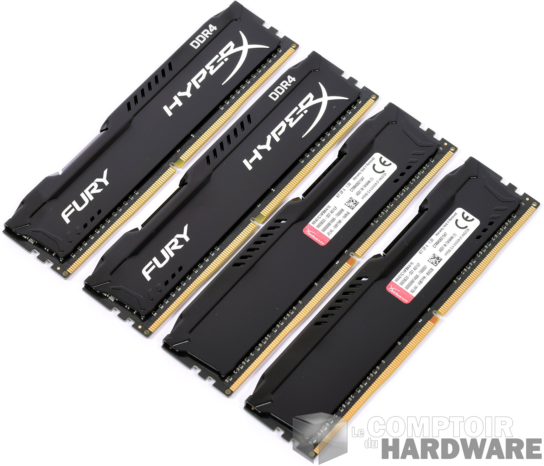 HyperX Fury Blanc 16 Go (2x 8Go) DDR4 2133 MHz CL14 - Mémoire PC