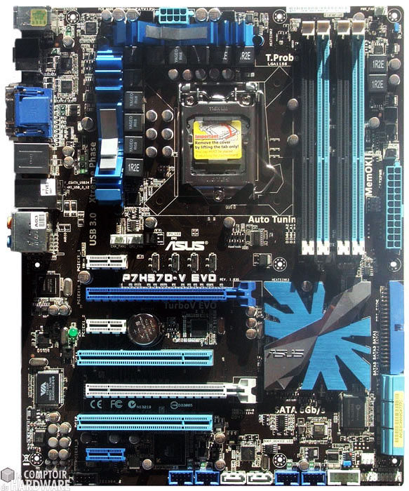 asus p7h57d v evo carte