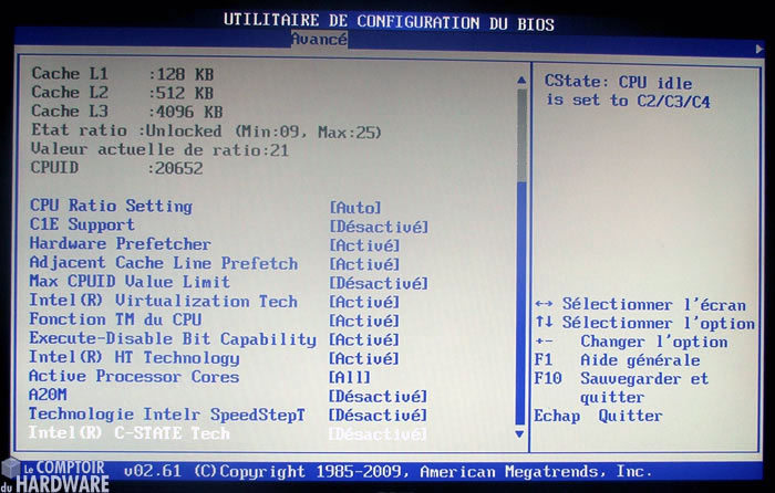 asus p7h57d v evo cpu