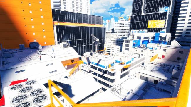 Pas de souci non plus sur Mirror's Edge [cliquer pour agrandir]