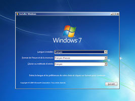 windows 7 seven installation [cliquer pour agrandir]