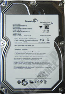 Seagate Barracuda 7200.11 : version 1To recto HDD (Puissance-PC) [cliquer pour agrandir]