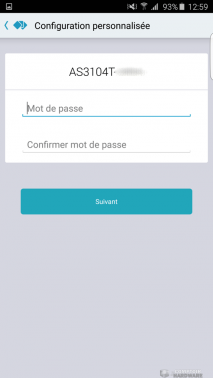 Choix du MDP via AIMaster [cliquer pour agrandir]