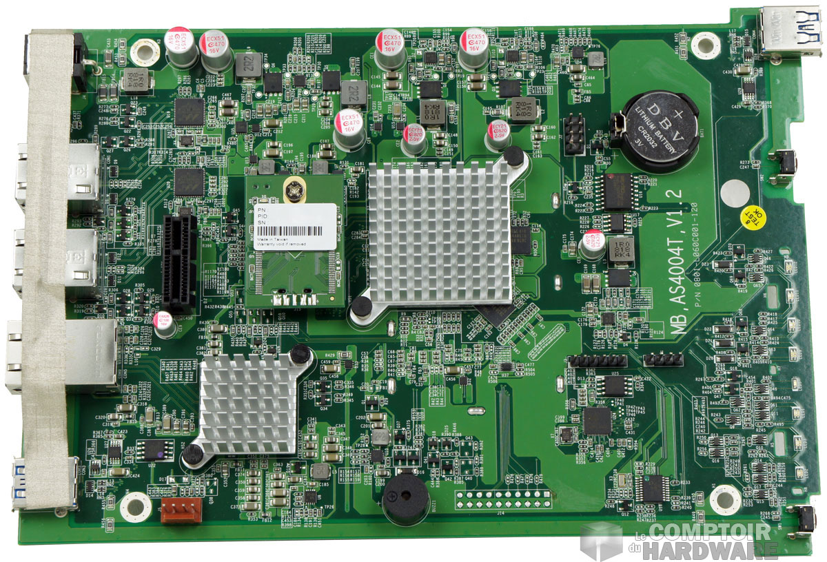 Le PCB côté processeur