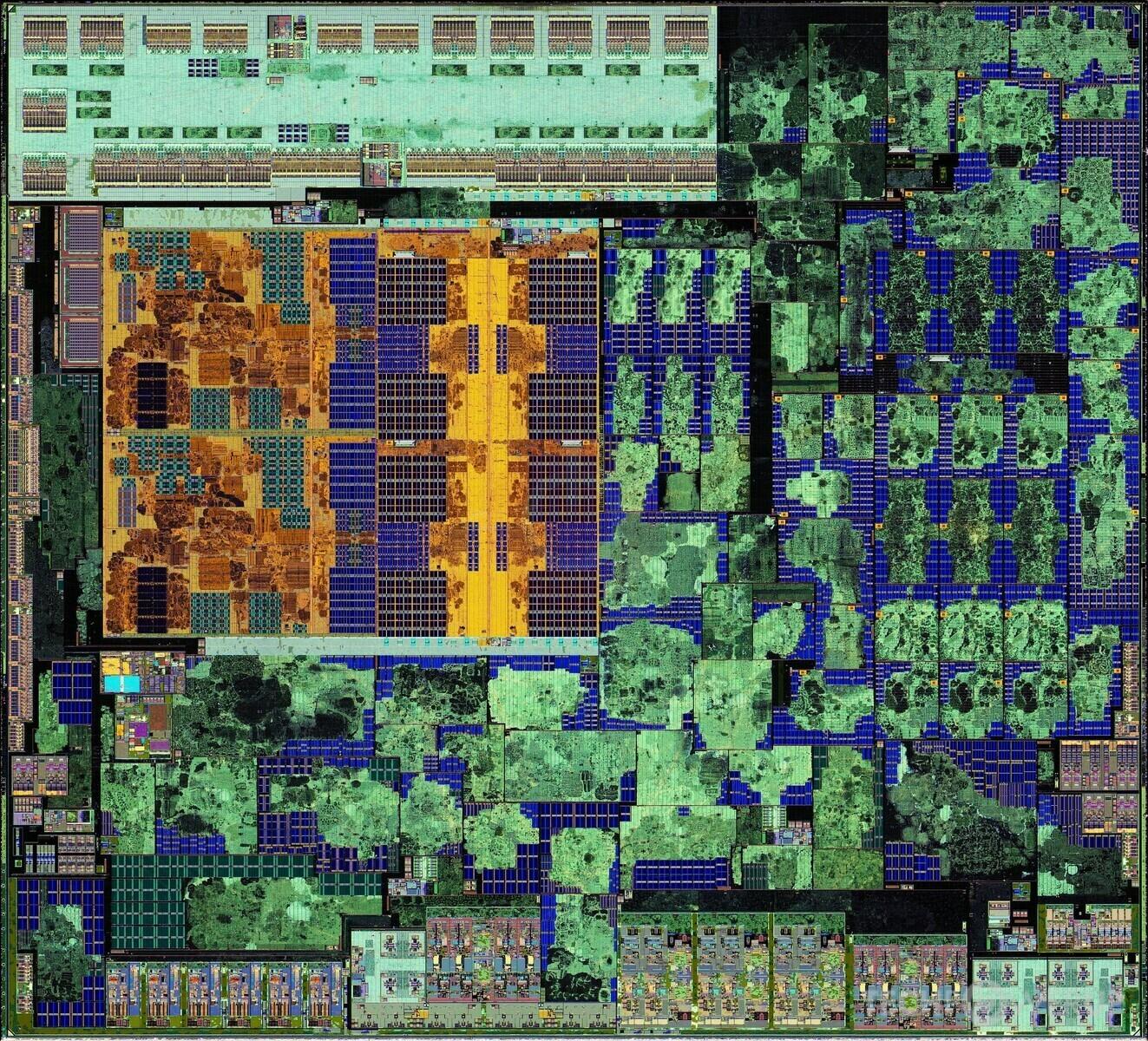ryzen r1600 / die shot