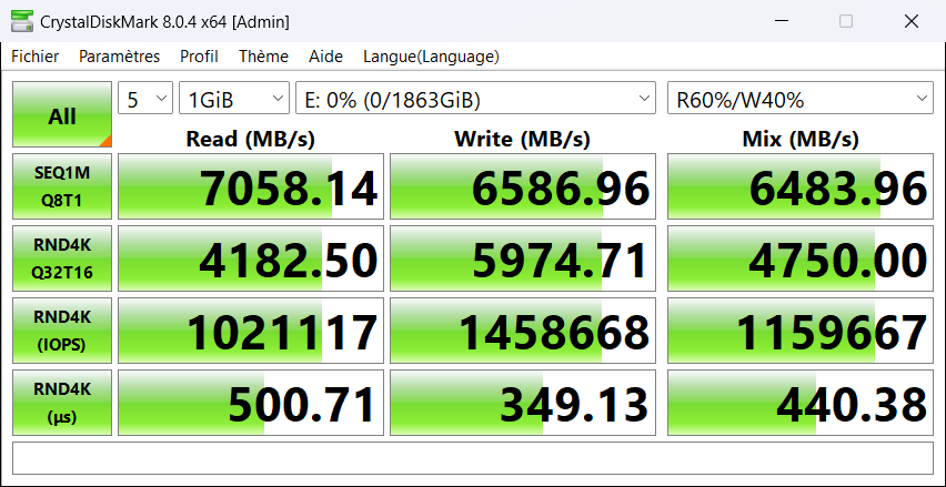 mp600elite 2to crystaldiskmark q32t16